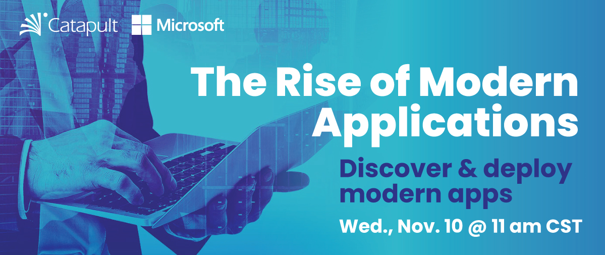 Featured image of post Webinar | Nov 10 | The Rise of Modern Apps